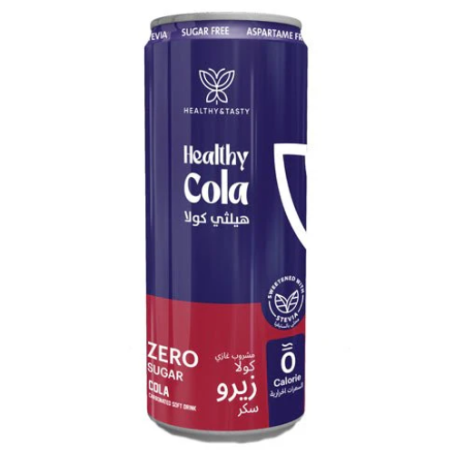 مشروب غازي نكهة كولا زيرو سكر 250مل هلثي كولا