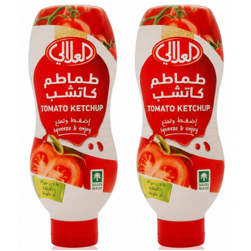 كاتشب بلاستيك العلالي 2*585 غ