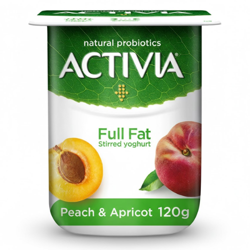 زبادي اكتيفيا خوخ 120 جم