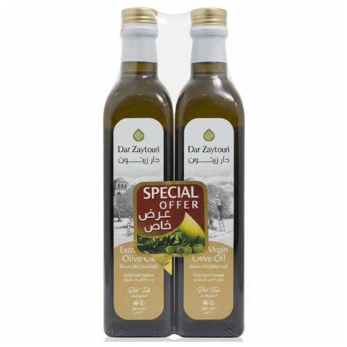 حبة زيت زيتون اكسترا فيرجن دار الزيتون 2*500 مل