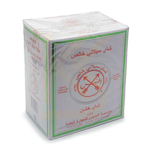 شاي المنيس سيلاني خالص أسود خشن ٩٠٠ جم