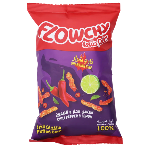 فلوتشي سباركينغ فاير بنكهة الفلفل الحار والليمون، 4.8 جم