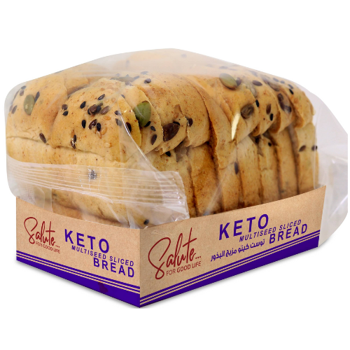 سالوت توست كيتو مزيج بذور شرائح خالي سكر 250 جم