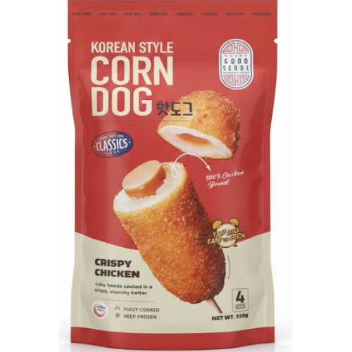 كورن دوج كوري بالدجاج والجبنة المقرمشة على طريقة جود سول، 320 جم