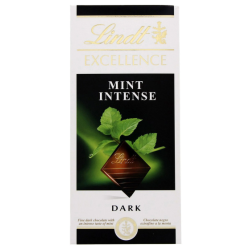 شوكولاتة لندت إكسلانس داكنة بالنعناع المكثف ١٠٠ جم