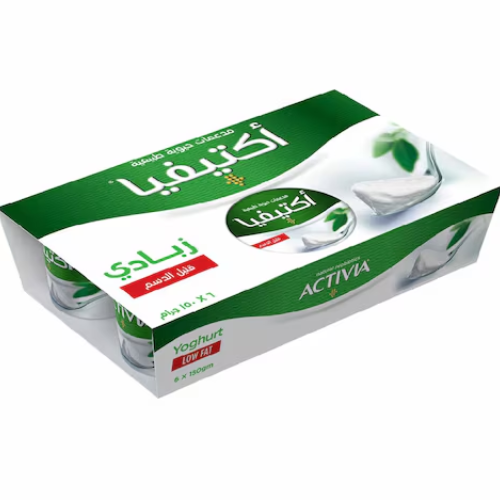 زبادي اكتيفيا 150غ لايت قليل الدسم 6حبة