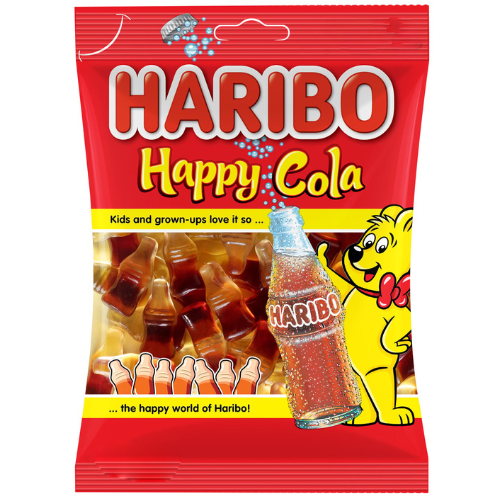 حلوى الجيلي هابي كولا من هاريبو، 80 جم