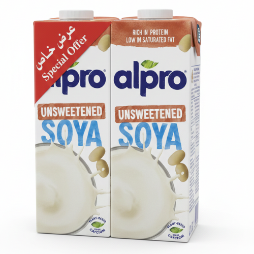 ع/2 حبه البرو حليب صويا غير محلى