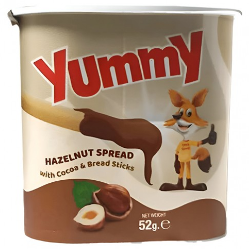 كريمة البندق والشوكولاته مع عصيان الخبز المحمص 52 غ يامي