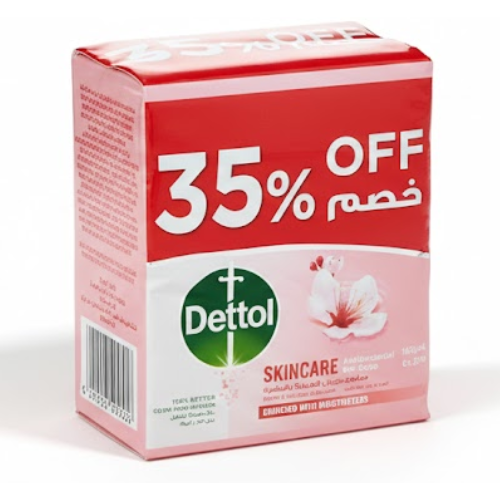 ع/4 حبه صابون ديتول عناية بالبشرة 165 جم