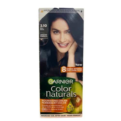جارنيه صبغة للشعر كولور ناتشرلز رقم 2.10 اسود مزرق