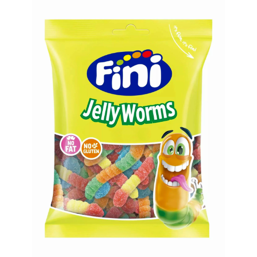 جيلي حلوى اشكال الدود الحامض 80 جم فيني