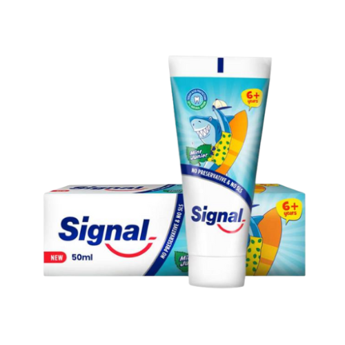 سيجنال معجون أسنان أطفال نعناع خفيف +6 سنة 50 مل