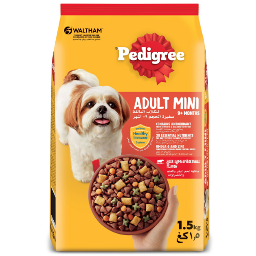 أكل كلاب بقر/غنم/خضار بيدجري 1.5كجم