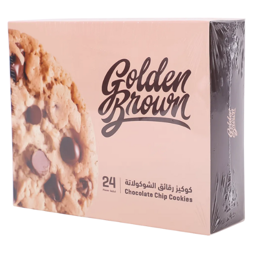 جولدن براون كوكيز رقائق الشوكولاتة 24 قطعة 360 جم