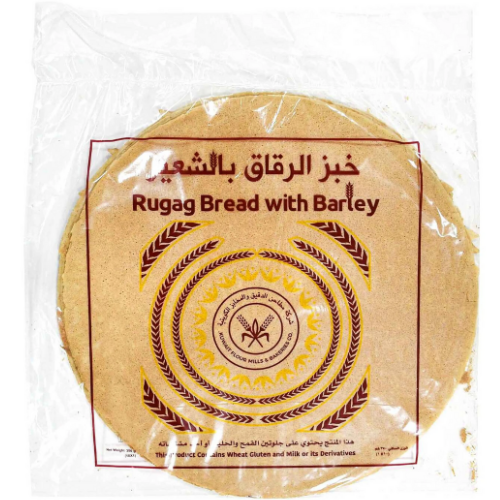 شركة مطاحن الدقيق والمخابز الكويتية خبز الرقاق بالشعير 350 جم