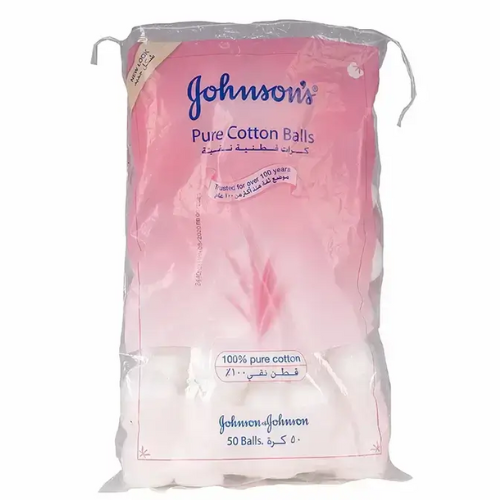 كرات قطن جونسون 50 قطعة