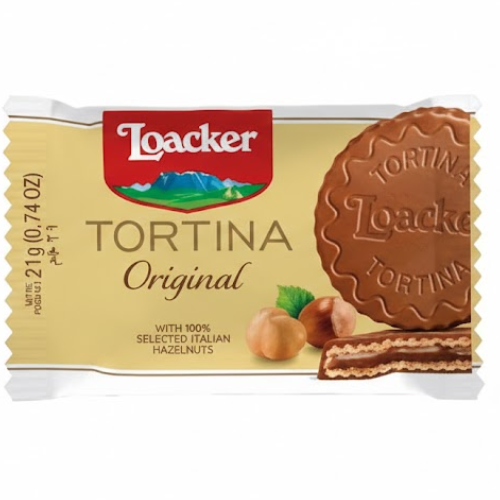 بسكويت تورتينا 21 غ بندق لواكر