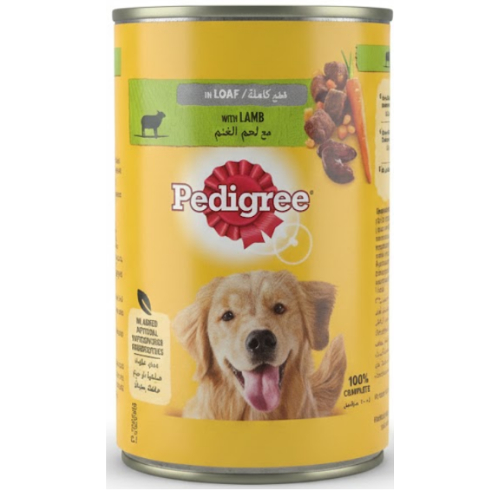 بيديغري طعام كلاب رطب، قطع لحم الغنم في المرق، 400 غرام