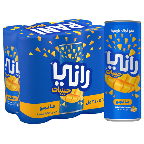 شراب راني مانجو حبيبات 6 × 250مل