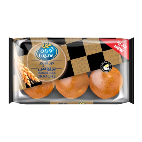 خبز البرجر بريوش لوزين 402جم