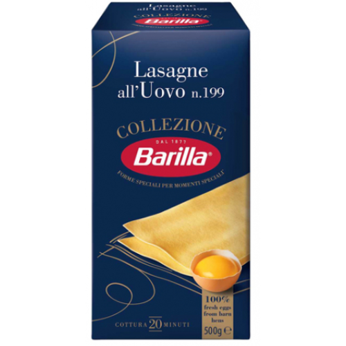معكرونة لازانيا باريلا بالبيض 500 غ