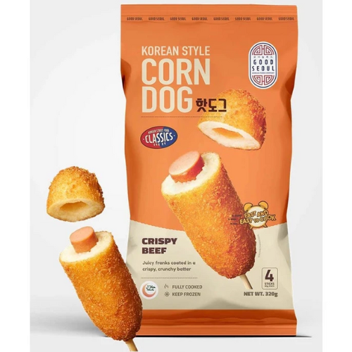 جود سيول كورن دوج مقرمش لحم مطبوخ مجمد 320 جم