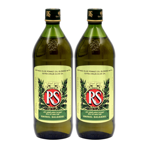 زيت زيتون اسباني عبوة عائلية ار اس 2 × 500 مل