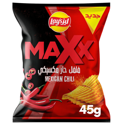ليز ماكس فلفل حار مكسيكي 45 جم