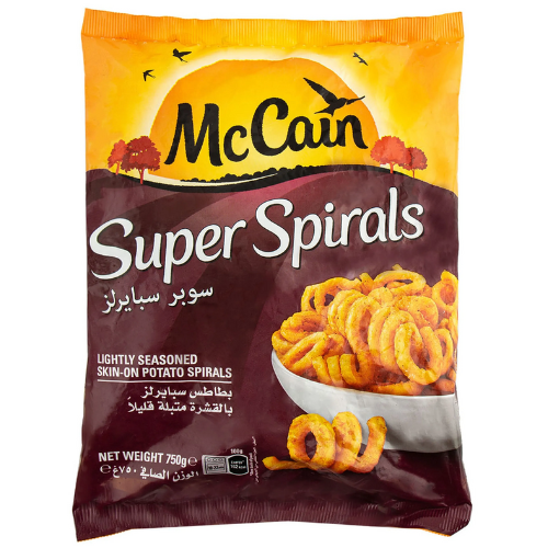 بطاطس ماكين سوبر سبايرلز المقليه 750 جم
