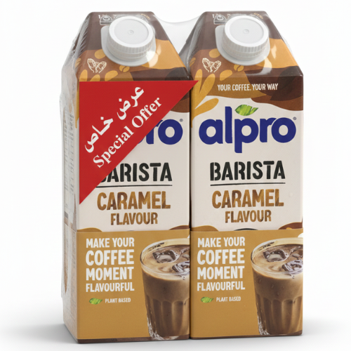 ع/ 2 حبةالبرو شراب الشوفان والصويا باريستا بنكهة الكراميل 750 غ