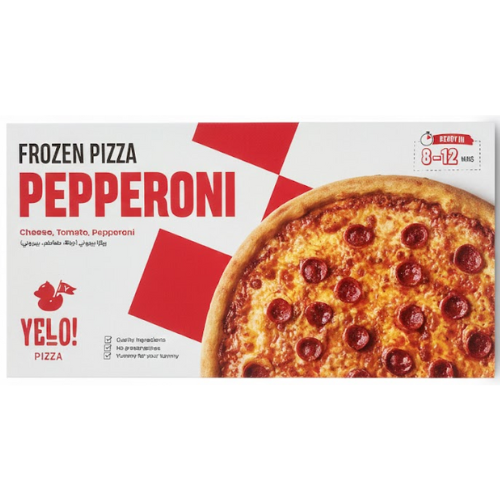 بيتزا ببروني  مجمدة 445جم YELO PIZZA