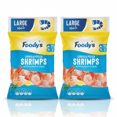 فوديز روبيان كبير مقشر ومنظف 2*400 جم