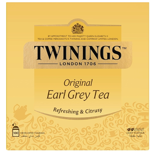 شاي تويننجز ايرل جراي خفيف أكياس 100 جم