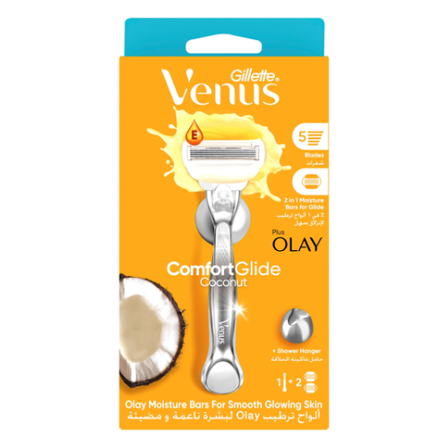 ماكينة حلاقة كومفورت كوكنت خماسية-2 رؤوس جيليت فينوس