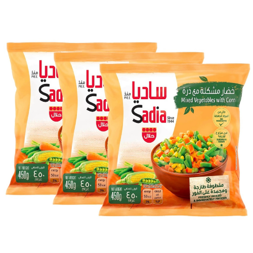 ساديا خضروات مشكلة مع ذرة 3 × 450 جم