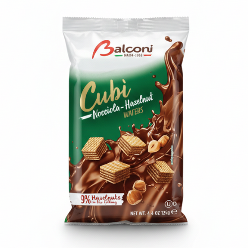 قطع ويفر البندق 125 غ BALCONI