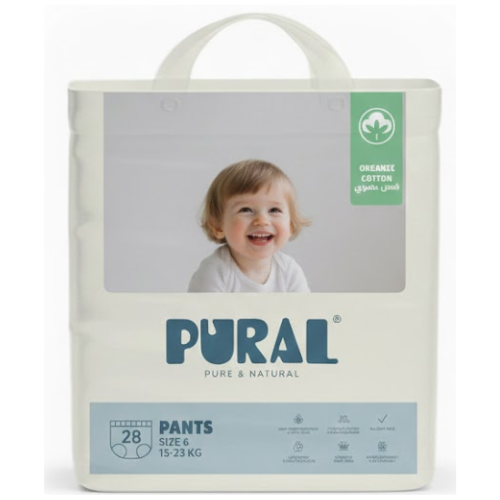 حفاضات قطن  حجم 6  بورل