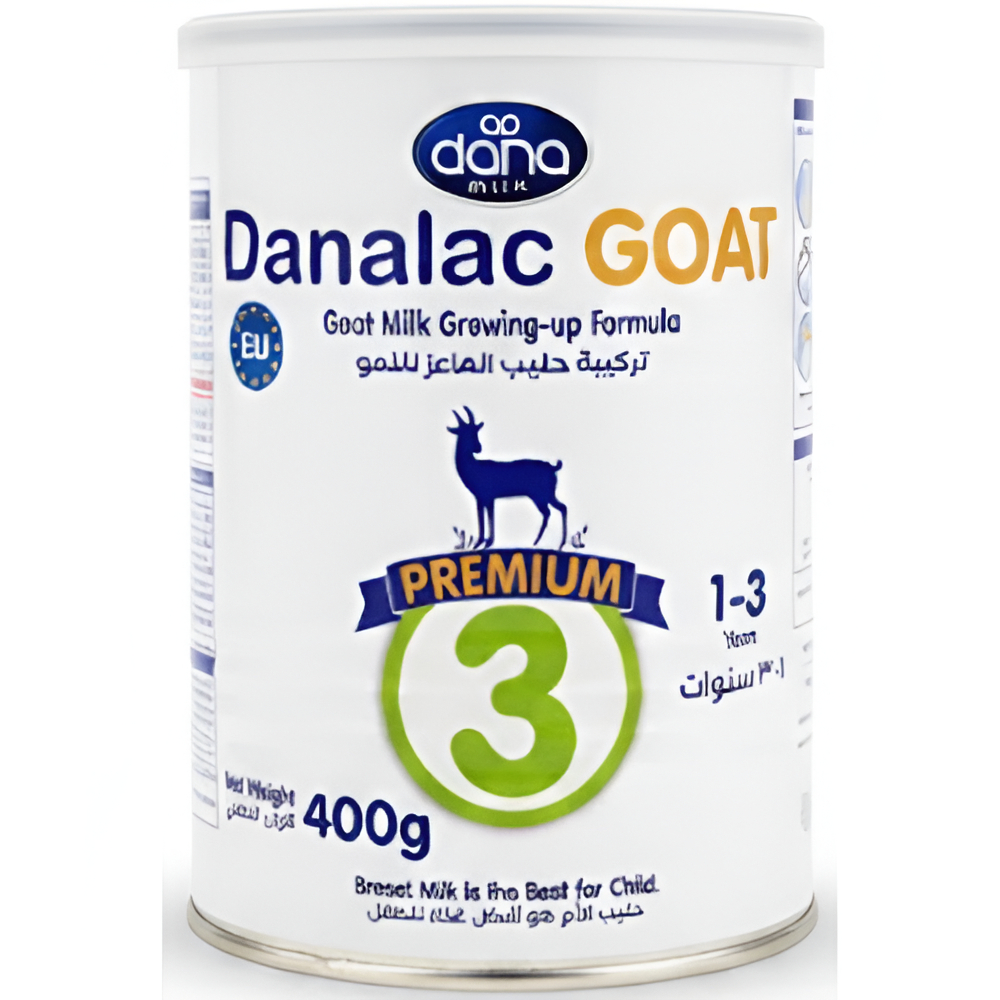 حليب دانالاك جوت بريميوم 3 تركيبة حليب الماعز للنمو من 1-3 سنوات 400 غرام