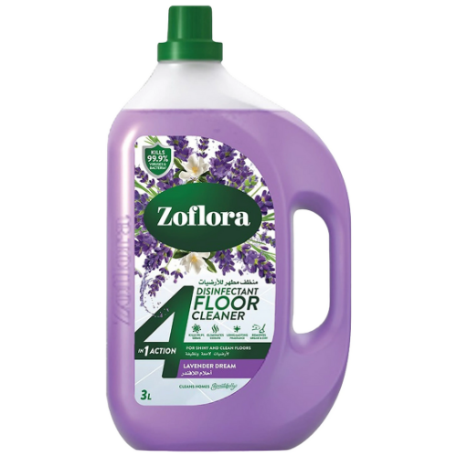 زوفلورا منظف مطهر أرضيات 4*1 أحلام لافندر 3 لتر