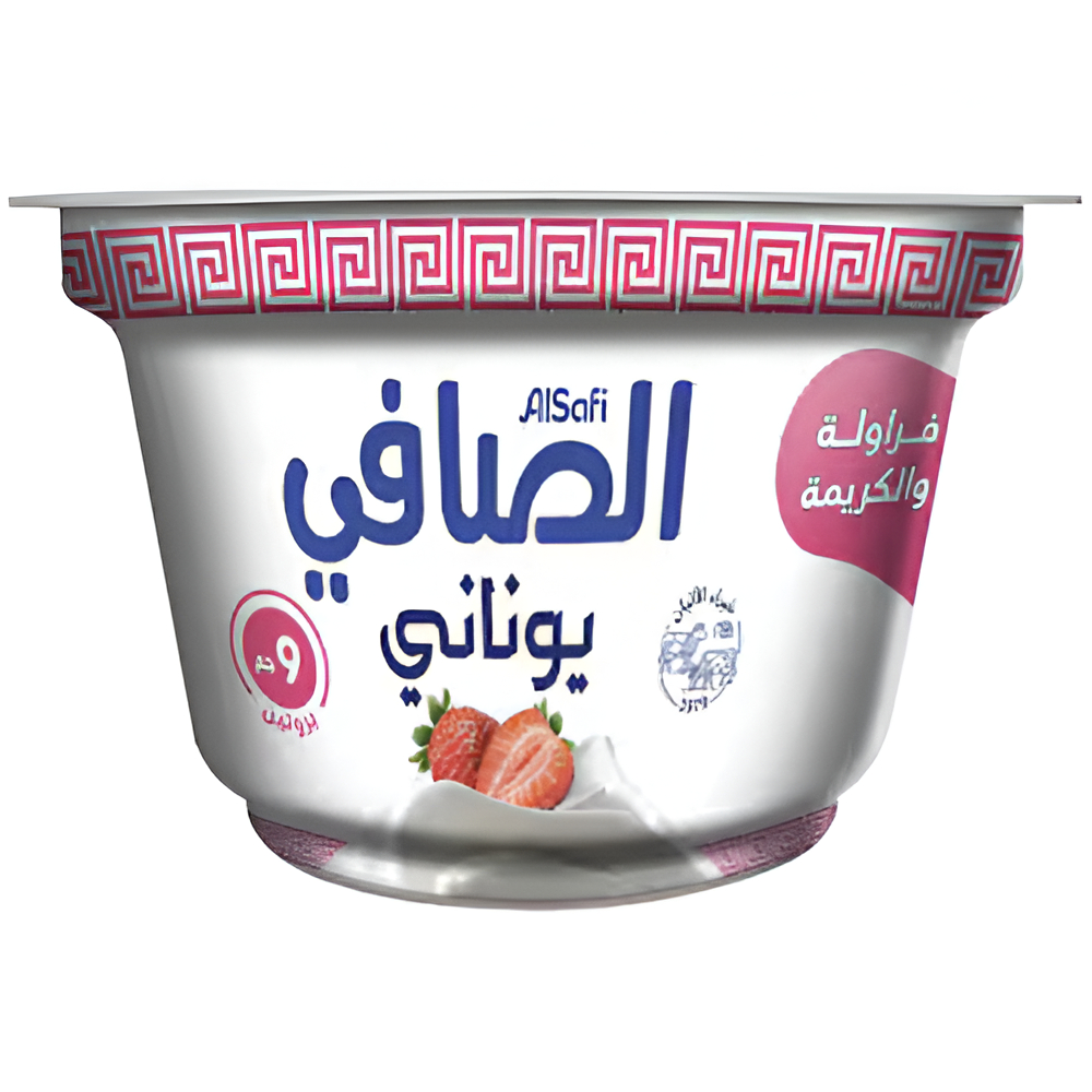 حلى الطريقة اليونانية فراولة 150جم الصافي