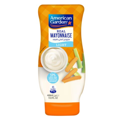 مايونيز خفيف عبوة ضاغطة  امريكان جاردن  400مل
