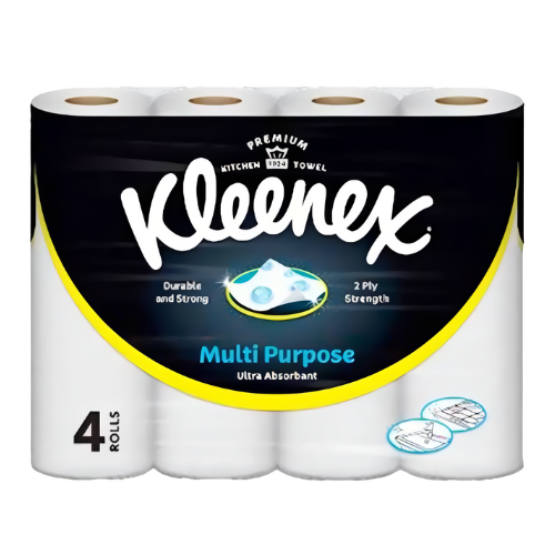 كلينكس مناشف ورق مطبخ 4 رول