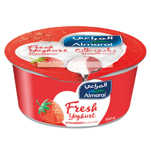 زبادي الفراولة 150 جم المراعي