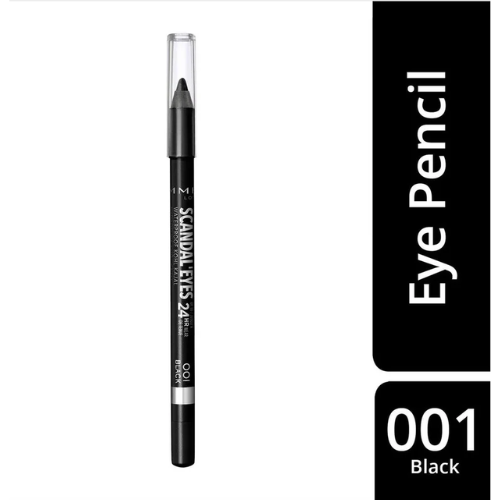 ريميل لندن كحل كاجال مقاوم للماء من سكاندال آيز - 001 - أسود غامق، 1.3ج