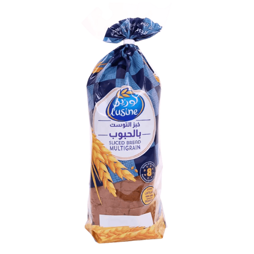 خبز التوست بالحبوب لوزين 615جم