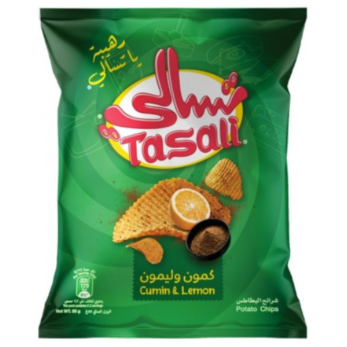 تسالي شيبس كمون وليمون 55 جم