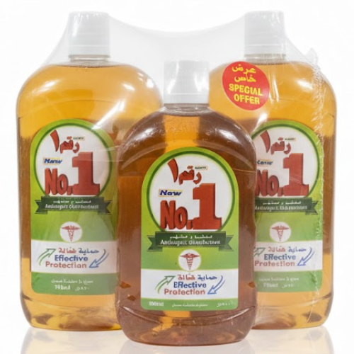 سائل معقم ومطهر 2 × 750 مل + 500 مل