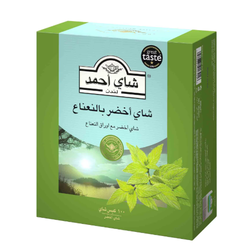 شاي أحمد شاي أخضر نعناع 100 × 2 جم
