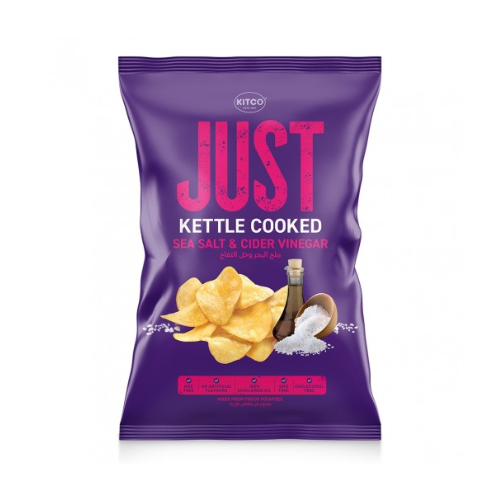 كوكد شيبس ملح البحر وخل التفاح كتكو 40جم
